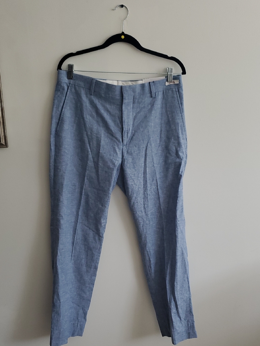 Jos. A. Bank Light Blue Men's Linen Blend Dress Pants 33 X 30